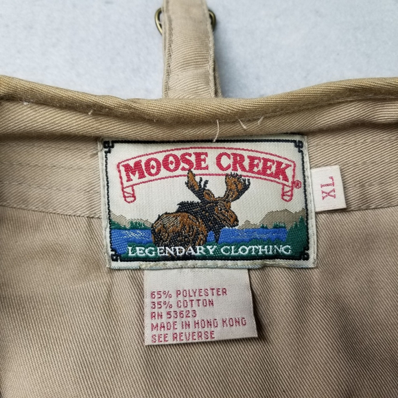 Moose Creek Fishing Vest Mens Size XL Brown Fly Fish Pockets Utility - Picture 3 of 11